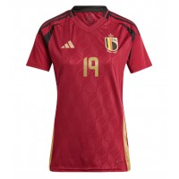 Camisa de time de futebol Bélgica Johan Bakayoko #19 Replicas 1º Equipamento Feminina Europeu 2024 Manga Curta